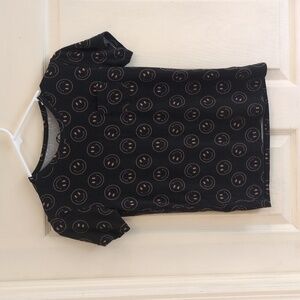 ChuChee B | Short Sleeve Pajama Shirt | Smiley Face | Bamboo | Size Size 10